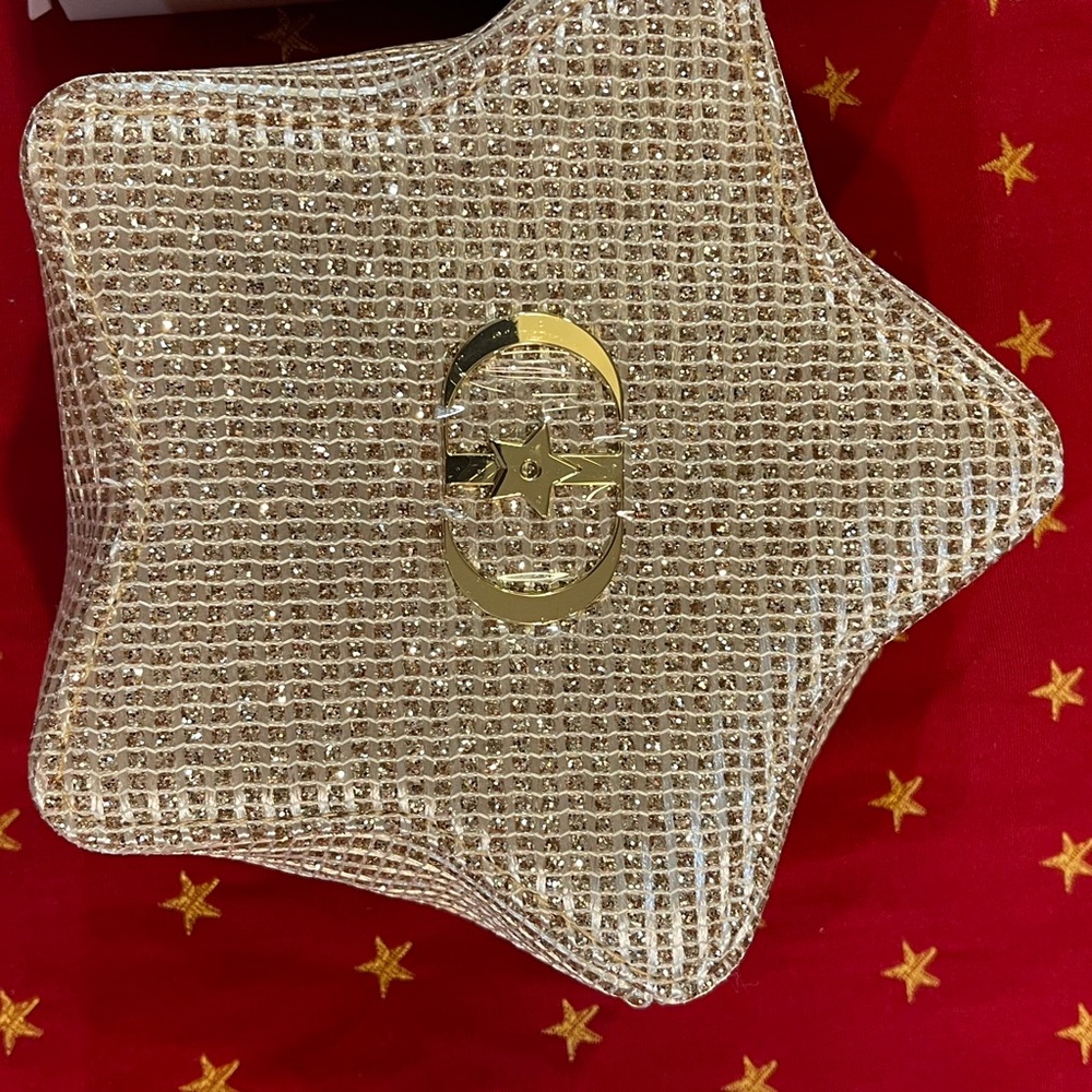 Dior Gold Star-Shaped Cosmetic Case